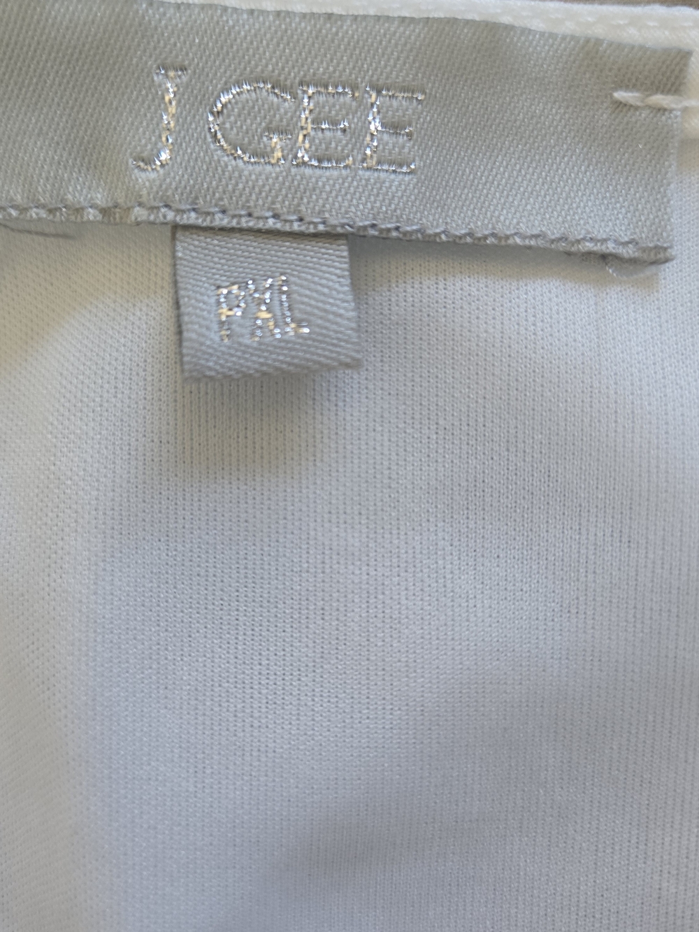 J Gee White Embroidered Smocked Dress PXL Petite XL Boho Floral Festival Midi - Picture 12 of 16